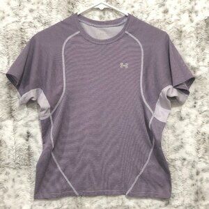 Under Armour Purple Short Sleeve Compression Shirt-Women's Size large
